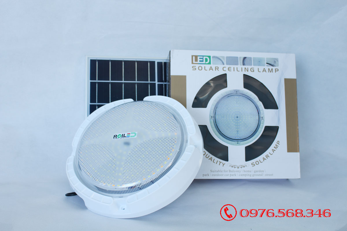 Đèn ốp trần năng lượng mặt trời giá rẻ 60W Roiled - RO60W